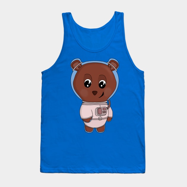 An astronaut bear wearing a spacesuit Tank Top by DiegoCarvalho
